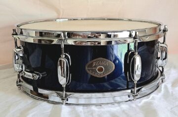 TAMA ROCKSTAR SNARE DRUM NAVY BLUE - FREE SHIP TO CUSA