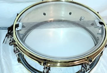 CUSTOM ALUMINUM GOLDEN HALO (BRASS PLATED HOOPS SET) SNARE DRUM SEAMLESS - FREE SHIP TO CUSA! - Image 9