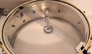 CUSTOM ALUMINUM GOLDEN HALO (BRASS PLATED HOOPS SET) SNARE DRUM SEAMLESS - FREE SHIP TO CUSA! - Image 11