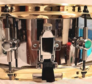 CUSTOM ALUMINUM GOLDEN HALO (BRASS PLATED HOOPS SET) SNARE DRUM SEAMLESS - FREE SHIP TO CUSA! - Image 8