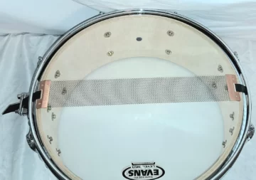 YAMAHA VINTAGE STAGE CUSTOM SNARE DRUM 1998 WITH ORIGINAL RARE CHOCOLATE SATIN - FREE SHIP TO CUSA! - Image 8