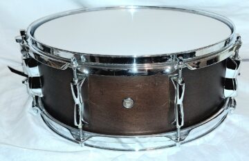 YAMAHA VINTAGE STAGE CUSTOM SNARE DRUM 1998 WITH ORIGINAL RARE CHOCOLATE SATIN - FREE SHIP TO CUSA! - Image 3