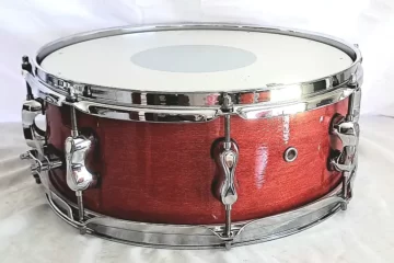 MP© CUSTOM RED GALA APPLE LACQUER SNARE DRUM - 14" 8 LUGS - FREE SHIP TO CUSA!