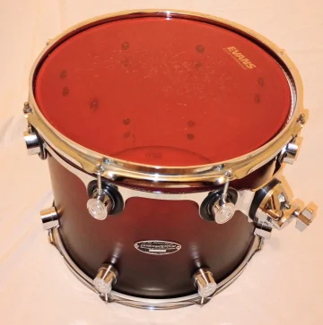 PDP PACIFIC FS SERIES (BIRCH) 14"X10" FACTORY BLACK CHERRY FADE RACK TOM-SHIPS FREE TO C-USA! - Image 2