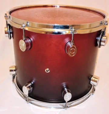 PDP PACIFIC FS SERIES (BIRCH) 14"X10" FACTORY BLACK CHERRY FADE RACK TOM-SHIPS FREE TO C-USA! - Image 3