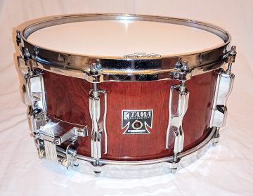 TAMA CUSTOM BUBINGA SUPERSTAR MASTERCRAFT SNARE DRUM - FREE SHIP TO CUSA!!