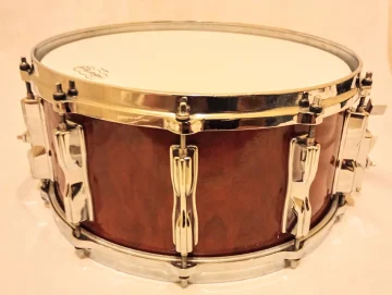 TAMA CUSTOM BUBINGA SUPERSTAR MASTERCRAFT SNARE DRUM - FREE SHIP TO CUSA!! - Image 7