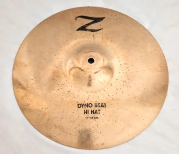 ZILDJIAN DYNO BEAT HEAVY HATS PAIR - SEE PICS FOR WEIGHT - SHIPS FREE TO C-USA! - Image 4