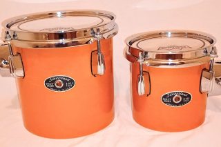 SLINGERLAND "CUSTOM TRIBUTE" CONCERT TOMS PAIR 6/8" - FREE SHIP TO C-USA!