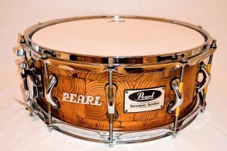 PEARL "BONANZA" SHRINE SD MADE W/ HEART OF PONDEROSA WOOD - ONE-OF-A-KIND-FREE SHIP C-USA!