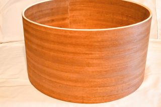 MAHOGANY DRUM SHELL - RAW FOR PROJECT - FREE SHIP TO C-USA