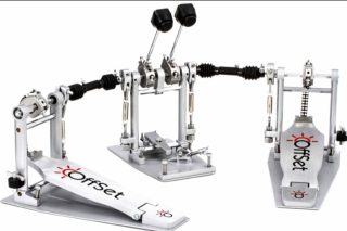 OFFSET DOUBLE BASS DRUM PEDAL - FREE SHIP TO C-USA
