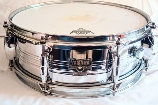 YAMAHA VINTAGE 1970'S STEEL SNARE DRUM - FREE SHIP TO C-USA!