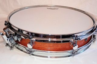 MP© CUSTOM HYBRID PANCAKE SNARE DRUM MAPLE/RED OAK - FREE SHIP TO C-USA!