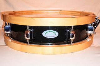 MARTIAL PERCUSSION CUSTOM PICCOLO SNARE DRUM WITH MAPLE HOOPS - FREE SHIP TO C-USA!